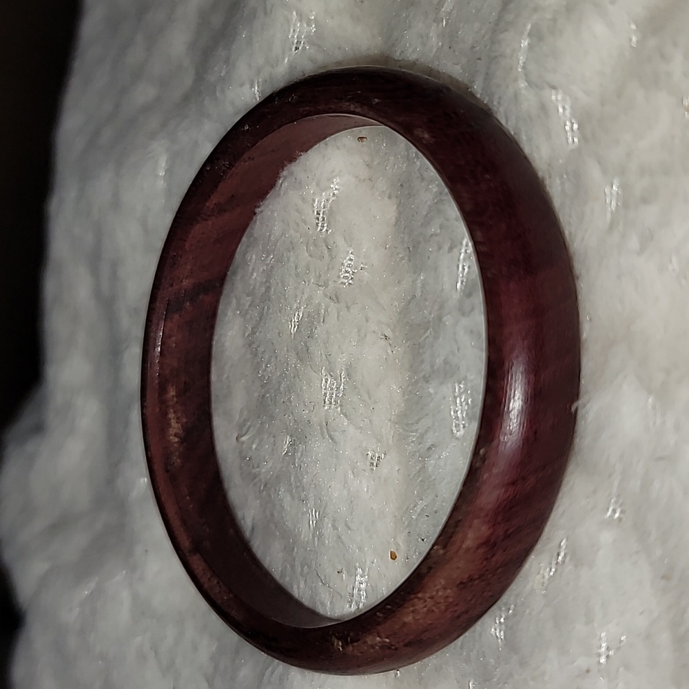 Rosewood Coloured Woodgrain Natural looking Resin Bangle Bracelet (32)